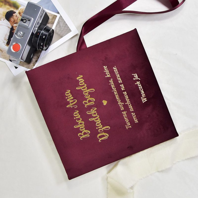 Welurowy album ,,Kochani Dziadkowie''