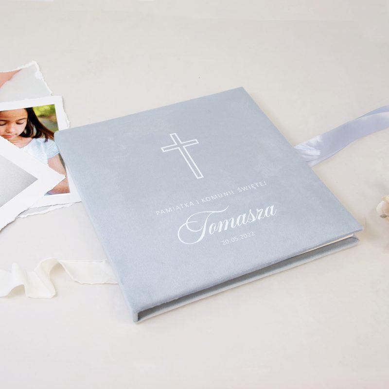 Welurowy album komunijny ,, Czysta Dusza ''