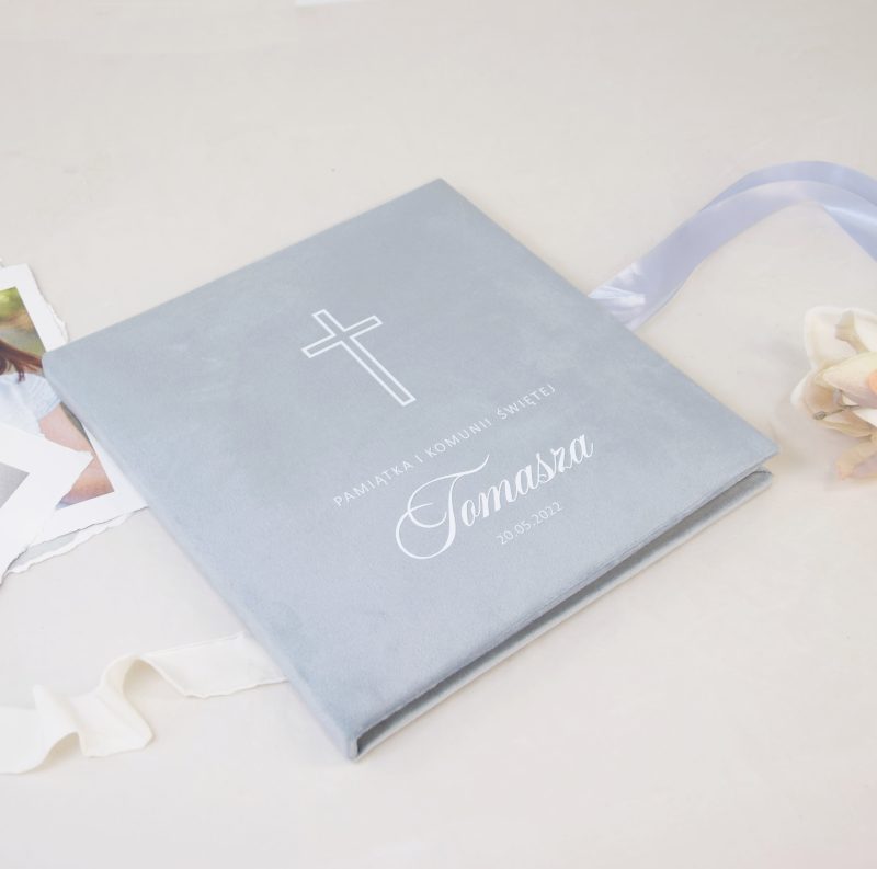 Welurowy album komunijny ,, Czysta Dusza ''