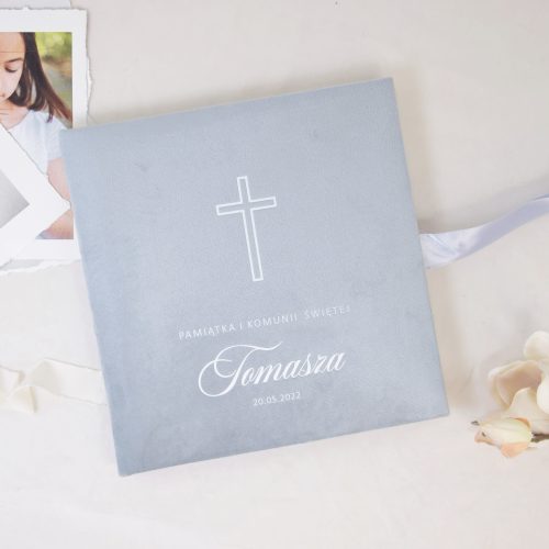 Welurowy album komunijny ,, Czysta Dusza ''
