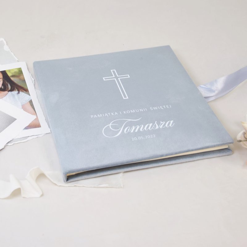 Welurowy album komunijny ,, Czysta Dusza ''