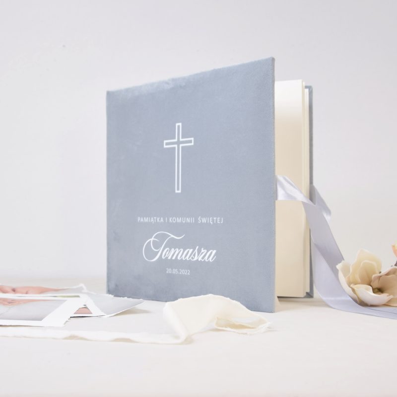 Welurowy album komunijny ,, Czysta Dusza ''